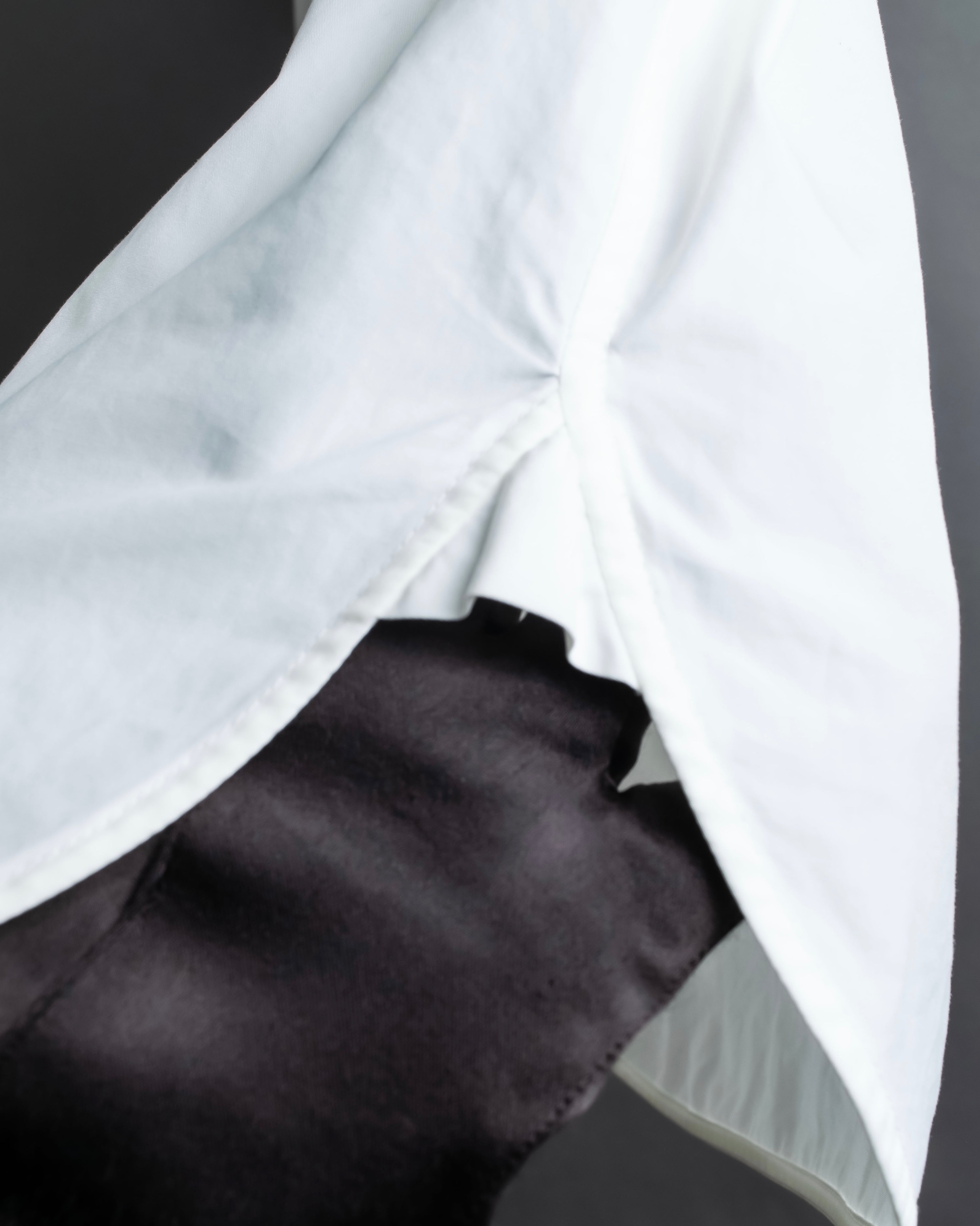 "CELINE" Combination color dress shirt