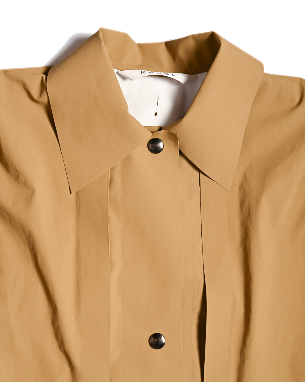 KASSL EDITION/ 20SS Patch Button Designed  Rain Coat