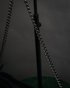 “Salvatore Ferragamo” 2000’s Gathered leather chain shoulder bag