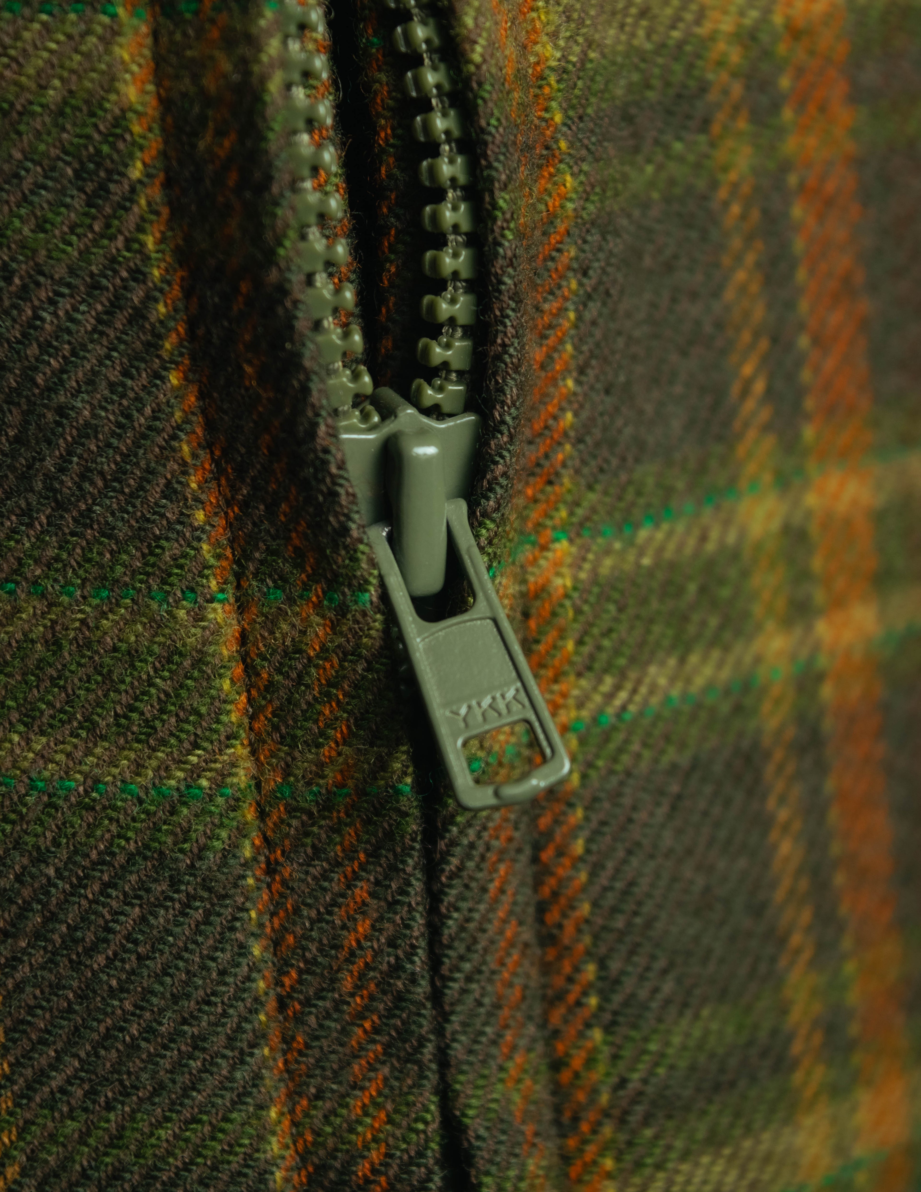 "Christian Dior" 80's-90's Wool plaid blouson and trousers set