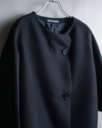 "BALENCIAGA EDITION" Half sleeve design collarless jacket