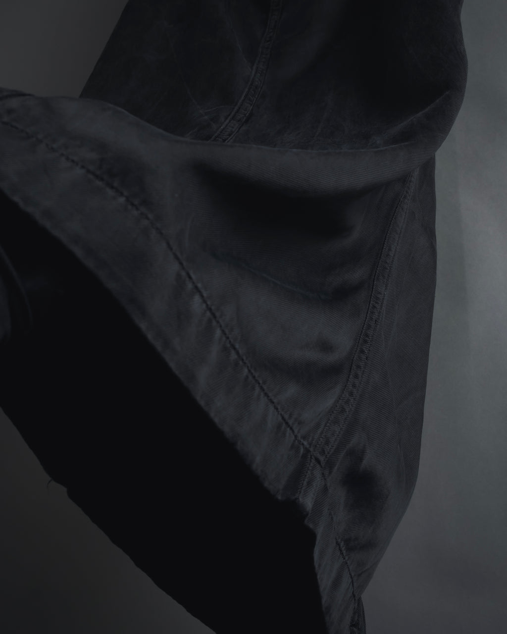 "DRIES VAN NOTEN" 10’s cupro-cotton satin long skirt