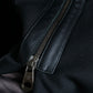 "GIORGIO ARMANI" Riders detail leather switching jacket