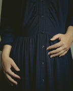 -SPECIAL- “COMME des GARÇONS” 90’s Long gathered waist button front dress
