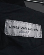 "DRIES VAN NOTEN" 10’s cupro-cotton satin long skirt