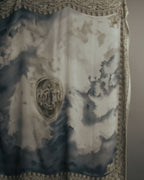 “Christian Dior” 90’s-00’s Sky motif silk scarf