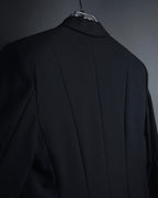 "Saint Laurent Paris" Modern tailcoat design jacket