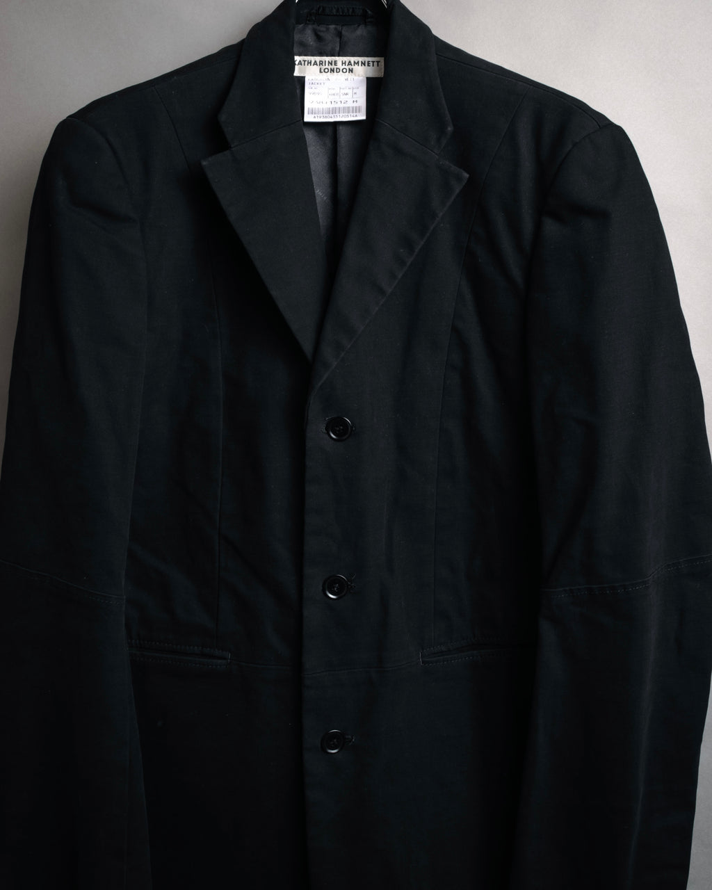 “KATHARINE HAMNETT LONDON”
1995-2005 Structured workwear tailored jacket