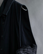 "MAISON MARGIELA" 13SS Panel design sleeveless black shirt