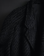 Abrigo de mezcla de mohair de doble botonadura de los años 90 de Christian Dior MONSIEUR