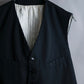 Vintage no collar 6 button tailored vest