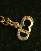 "Christian Dior" 80's-90's Romantic heart charm necklace