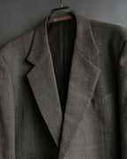 "Vintage heathered wool tailored jacket"