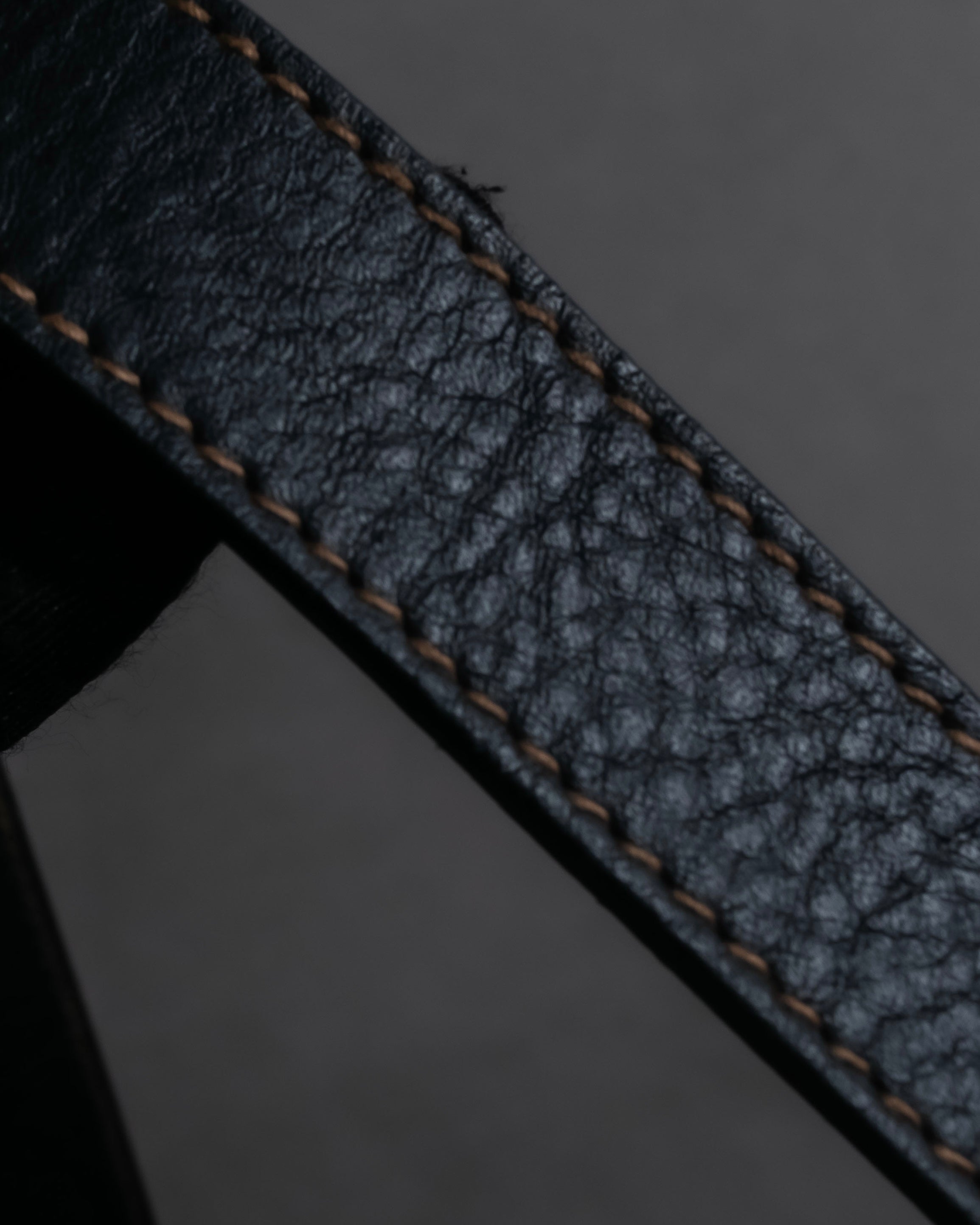 "Ralph Lauren" Saddle＆stirrup motif grained leather shoulder bag