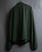 "GUCCI" Tab design bowtie blouse