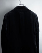 "LOUIS VUITTON" Geometric pattern velvet tailored jacket
