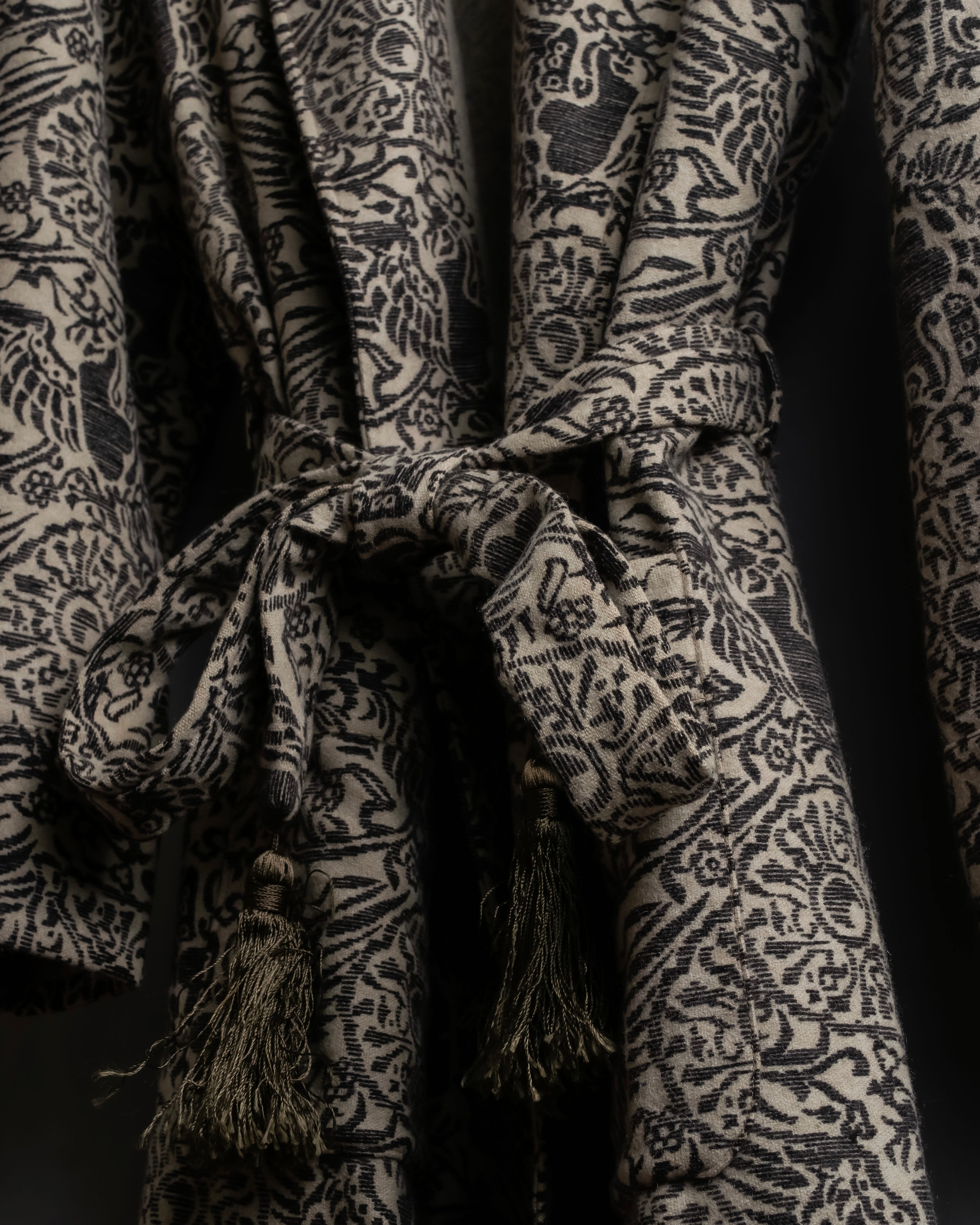 Vintage gobelin oversized gown coat