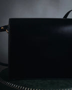 Bolso de cuero con diseño acolchado de diamantes de Yves Saint Laurent de los años 80-90