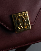 "Cartier" Les Must de Cartier geometric design shoulder bag