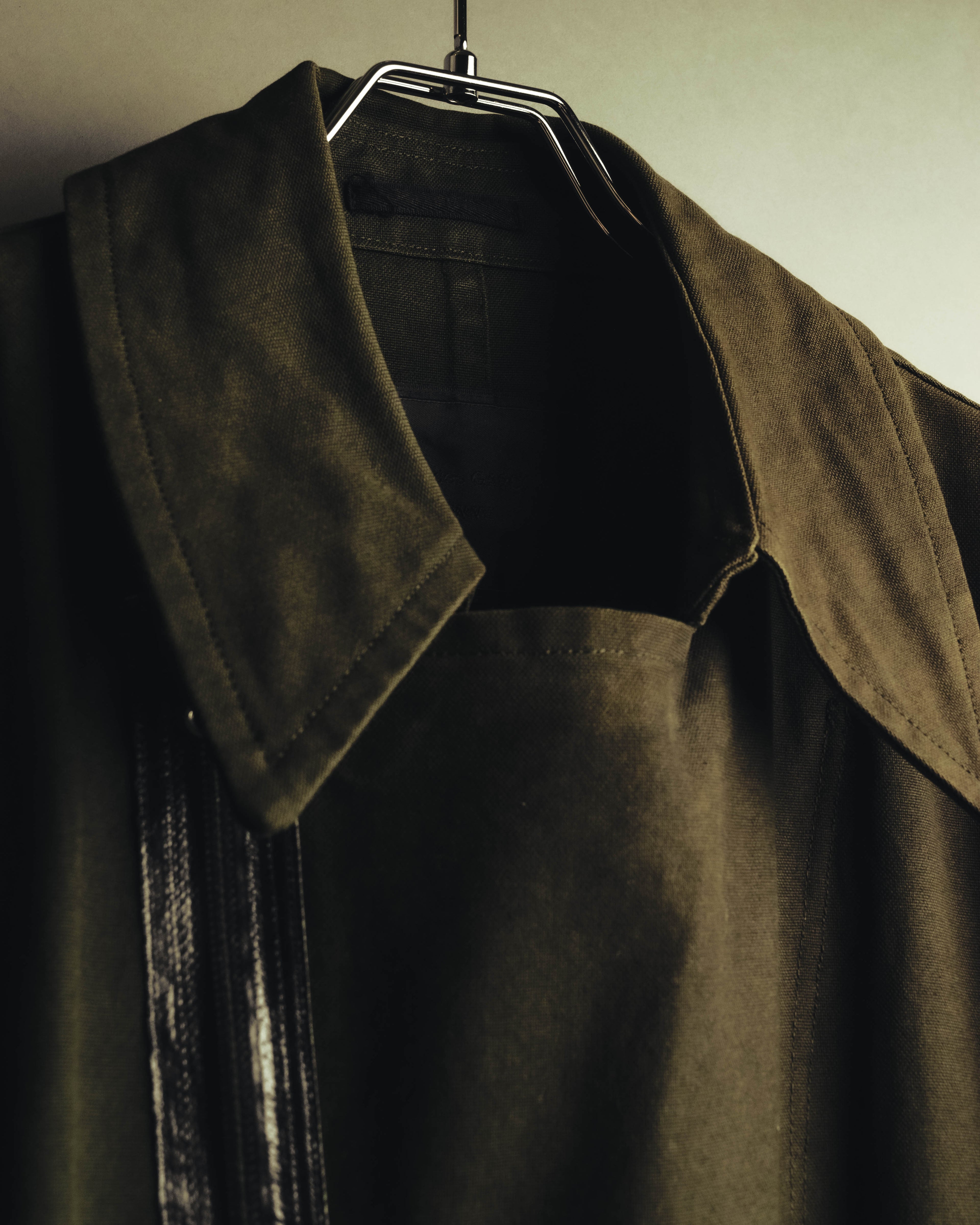 -SPECIAL- "COMME des GARÇONS HOMME" 03AW Asymmetric zip long coat