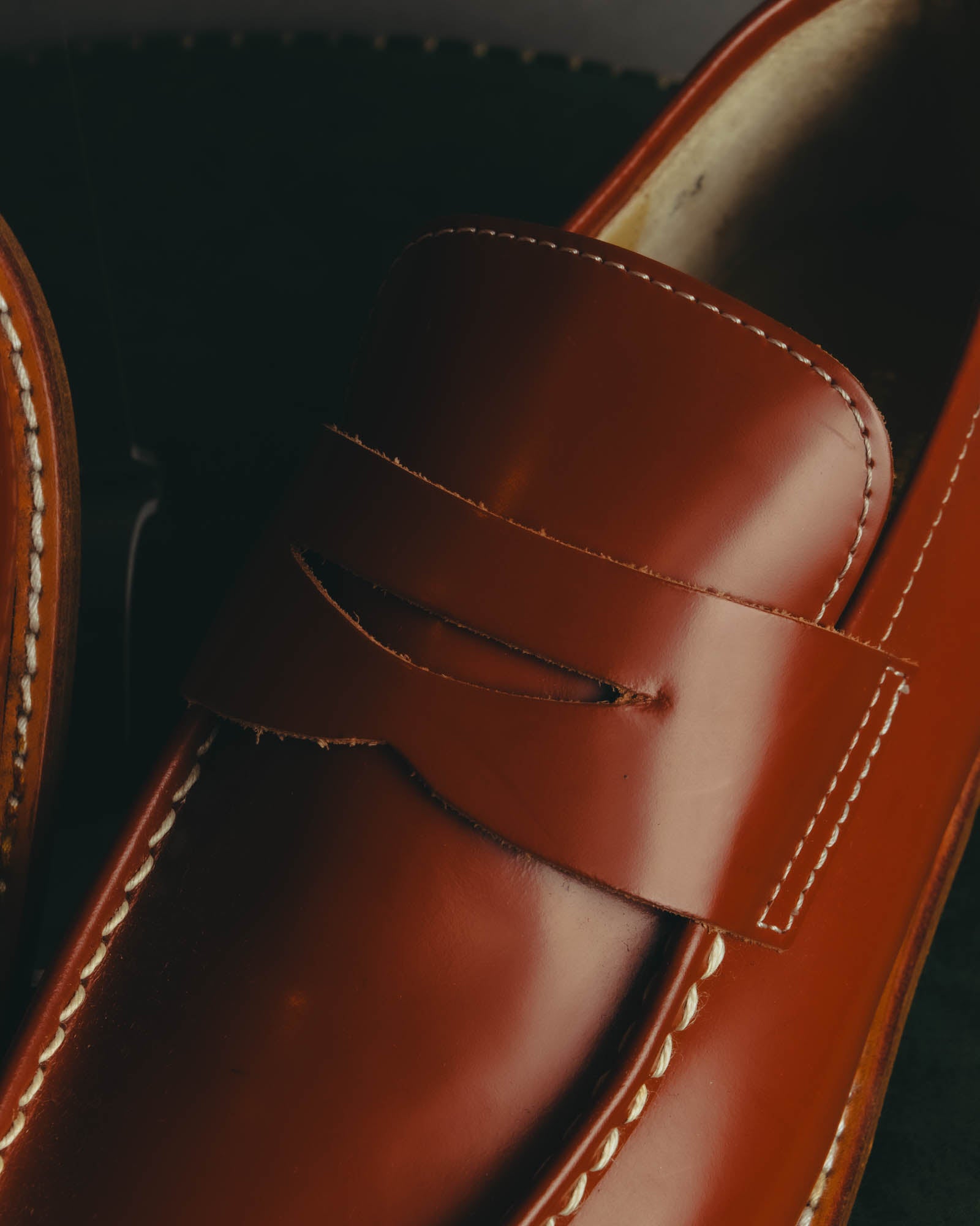 “tricot COMME des GARCONS”
00’s-10’s leather penny loafer