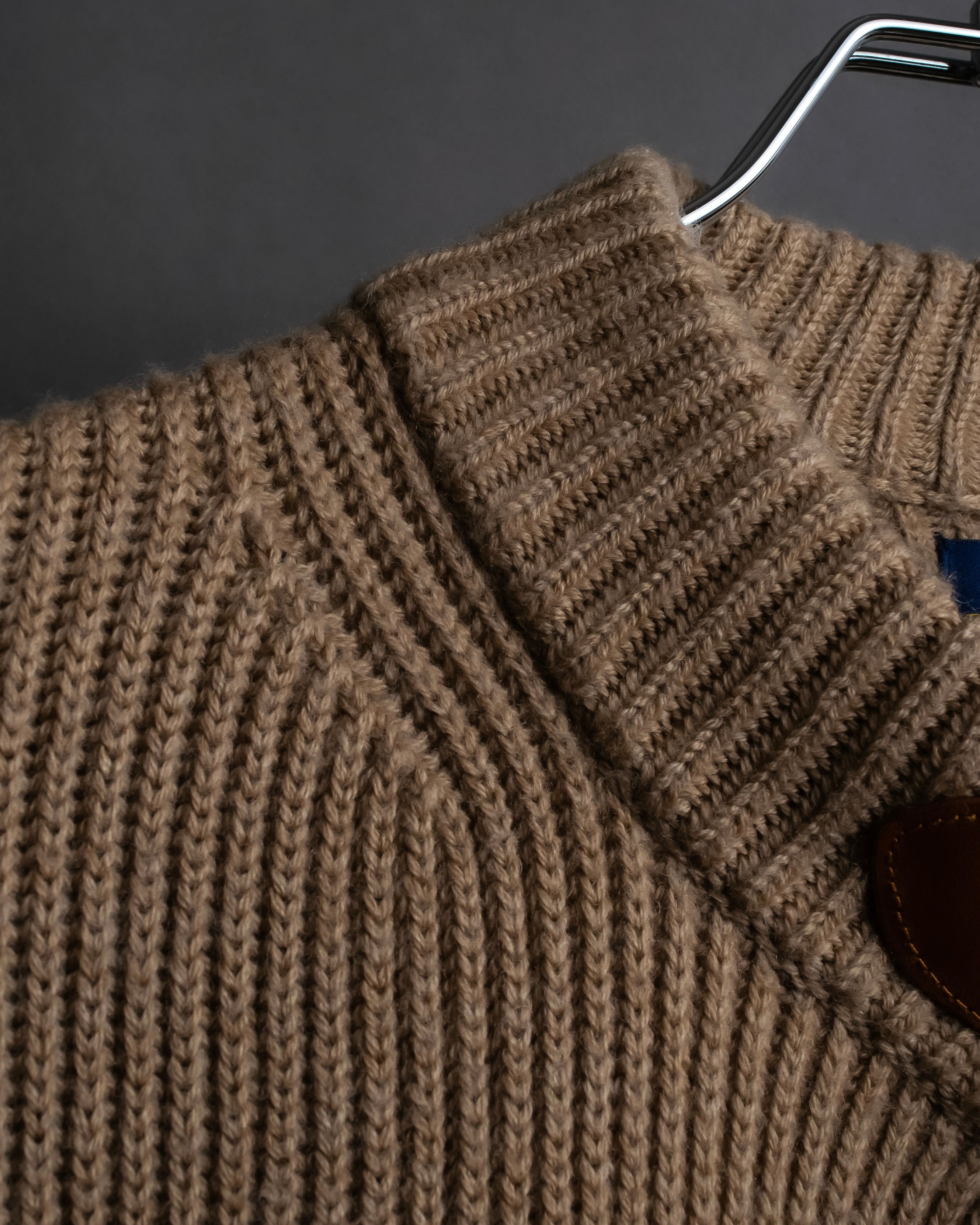 "POLO Ralph Lauren" Buckle closure design ribbed cardigan