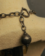 -SPECIAL- “Jean Paul Gaultier” 90’s-00’s sculptural metal ring necklace