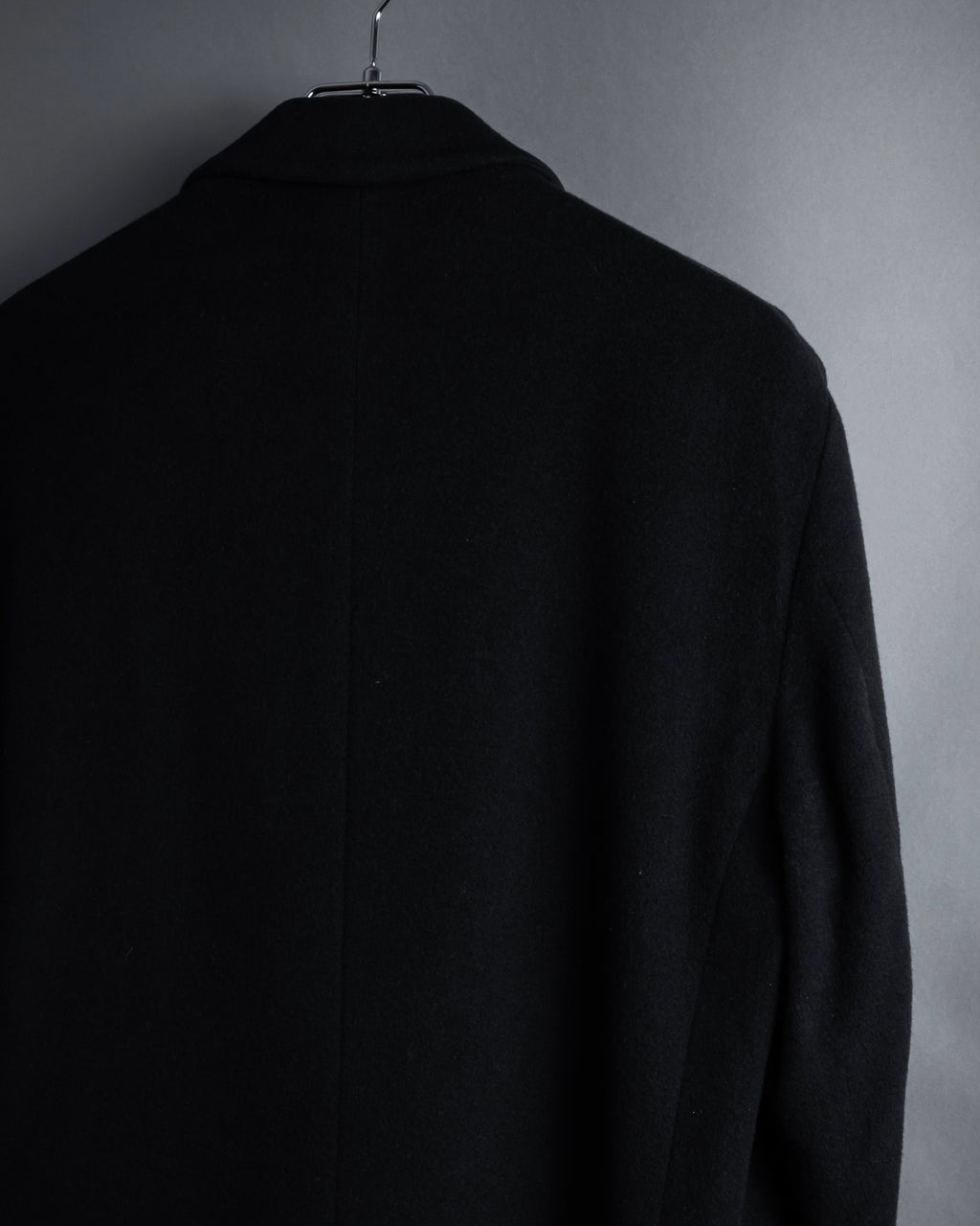 "FENDI" 80's-90's Classic cashmere long chester coat