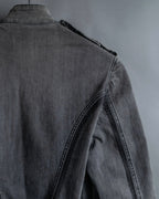 "STELLA McCARTNEY" Multi detail belted denim jacket