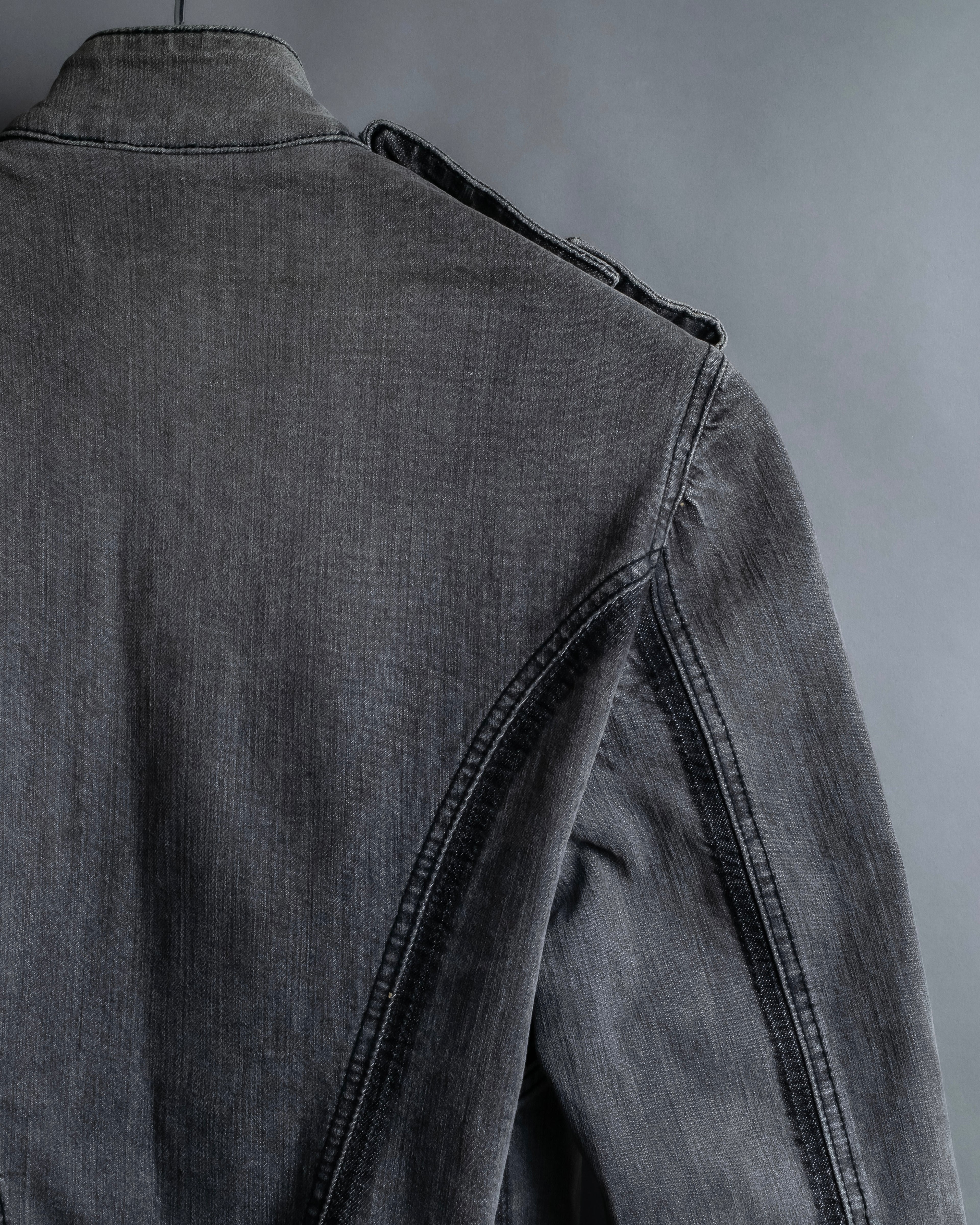 "STELLA McCARTNEY" Multi detail belted denim jacket