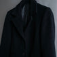 "Vintage shoulder padded cashmere blend chester coat"