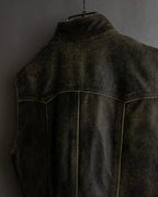 "CHANEL" 2000AW Karl Lagerfeld period calf leather vest