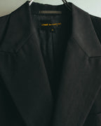 “COMME des GARCONS” 90’s black tailored long coat