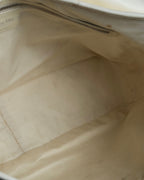 "Christian Dior" Metal ring leather combination design bag