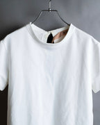 "N21 NUMERO VENTUNO" Back ribbon detail crew neck T-shirt