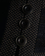 “TAE ASHIDA” 2008-2015 Structured border tweed jacket