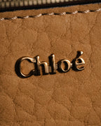 “Chloé” 12-14 Alice bicolor trapeze tote bag