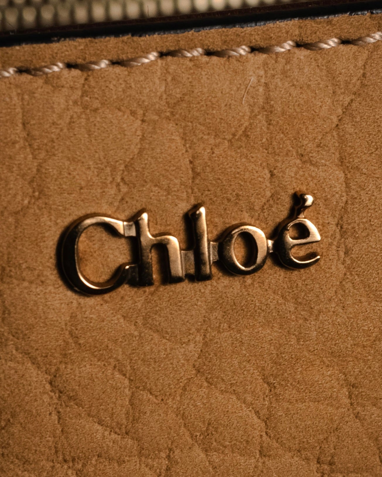 “Chloé” 12-14 Alice bicolor trapeze tote bag