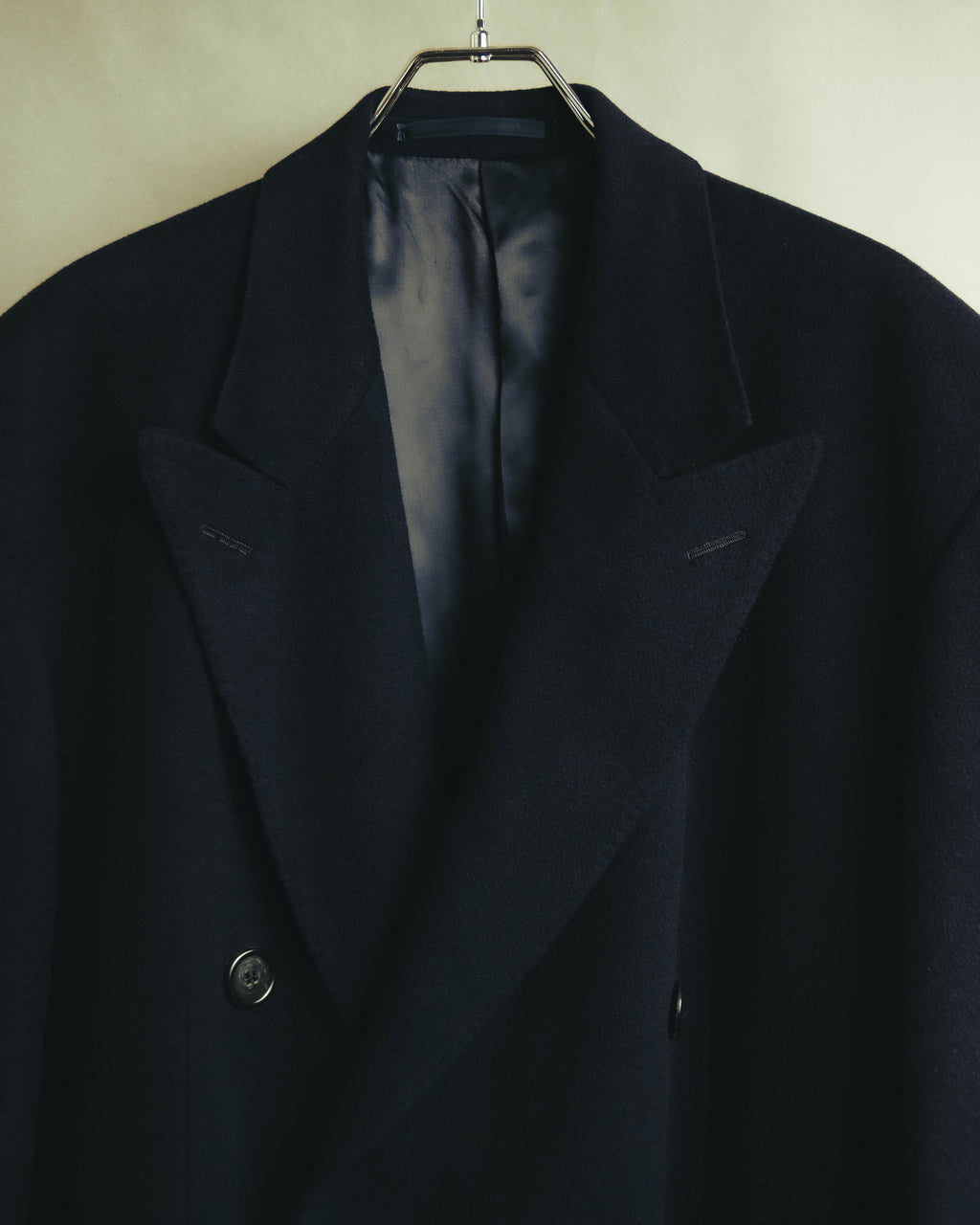 “Burberrys” 80’s-90’s Oversized double-breasted cashmere chester coat