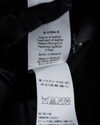 -SPECIAL- "Rick Owens" 13AW Ribbed leather zip-up jacket