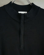 -MOOD Vintage Collections- 00’s Minimal black supima cotton knit