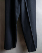 "GIORGIO ARMANI" Beautiful drape navy wool set up