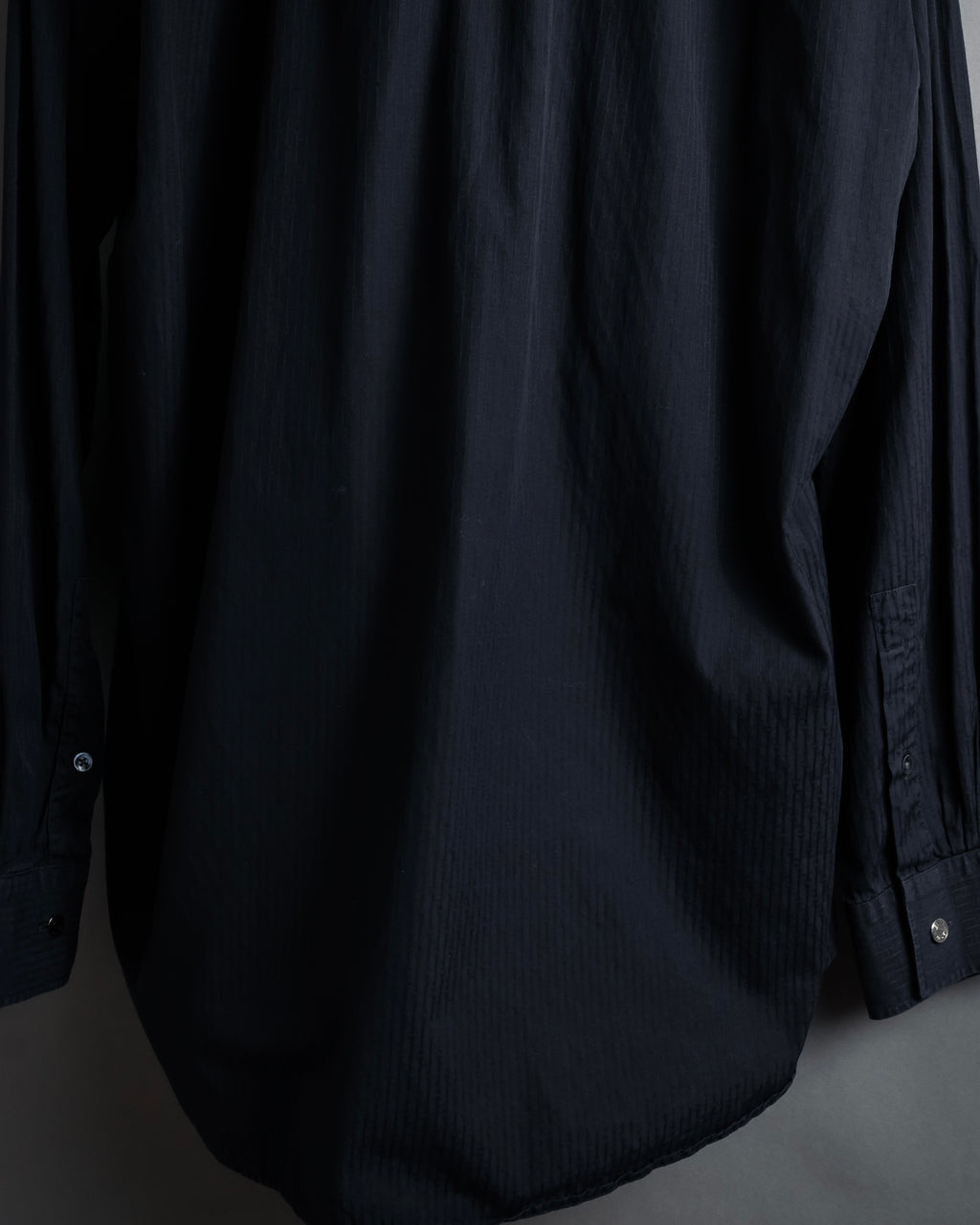 "HERMES" 90’s H-jacquard selier button shirt