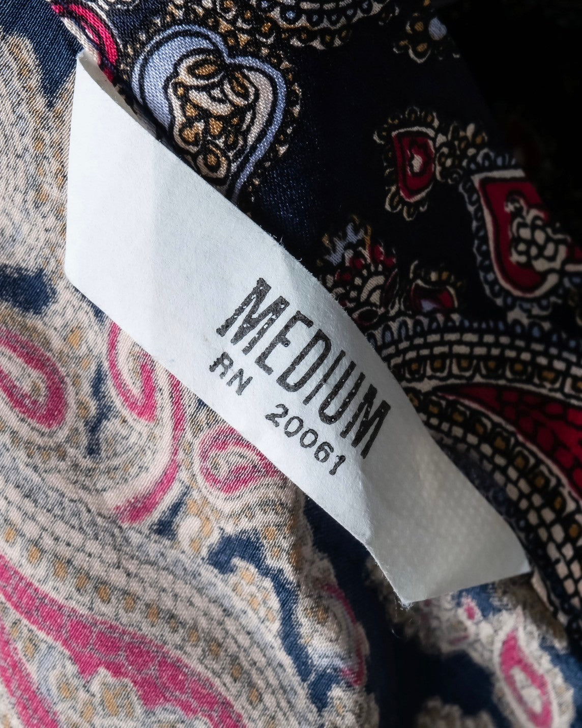 "Christian Dior" 100% silk paisley pajama set