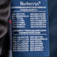 "BURBERRYS" Cotton polyester twill long length stand collar coat