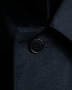 “Yves Saint Laurent” 90’s clean fly-front bal collar coat