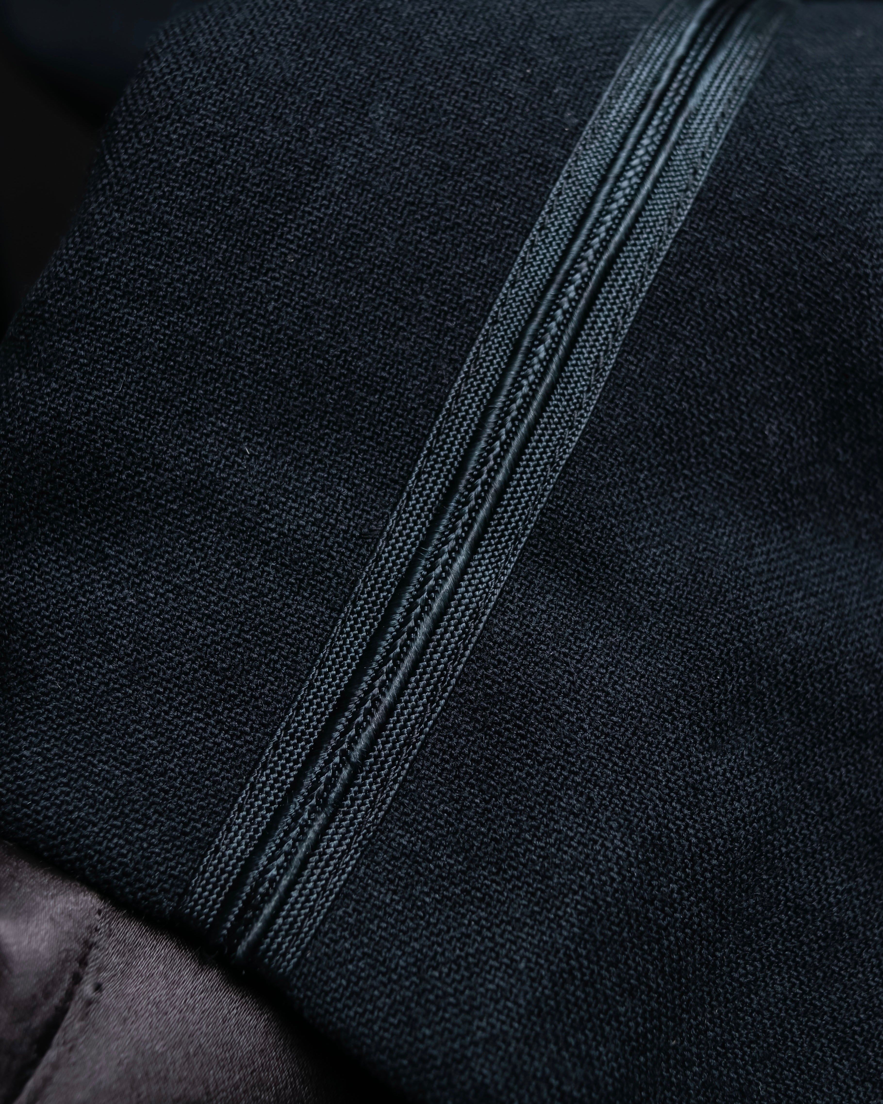 Vintage side line design wide tapered slacks