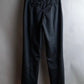 "VERSACE" Wide tapered silhouette no pleats slacks