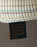 "Yves Saint Laurent" 70's Classic checked dress shirt