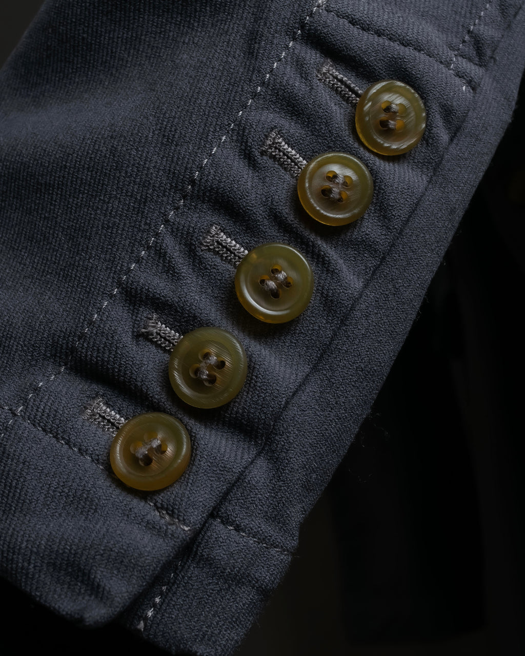 "COMME des GARCONS COMME des GARCONS" Stitchwork placket cut line coat